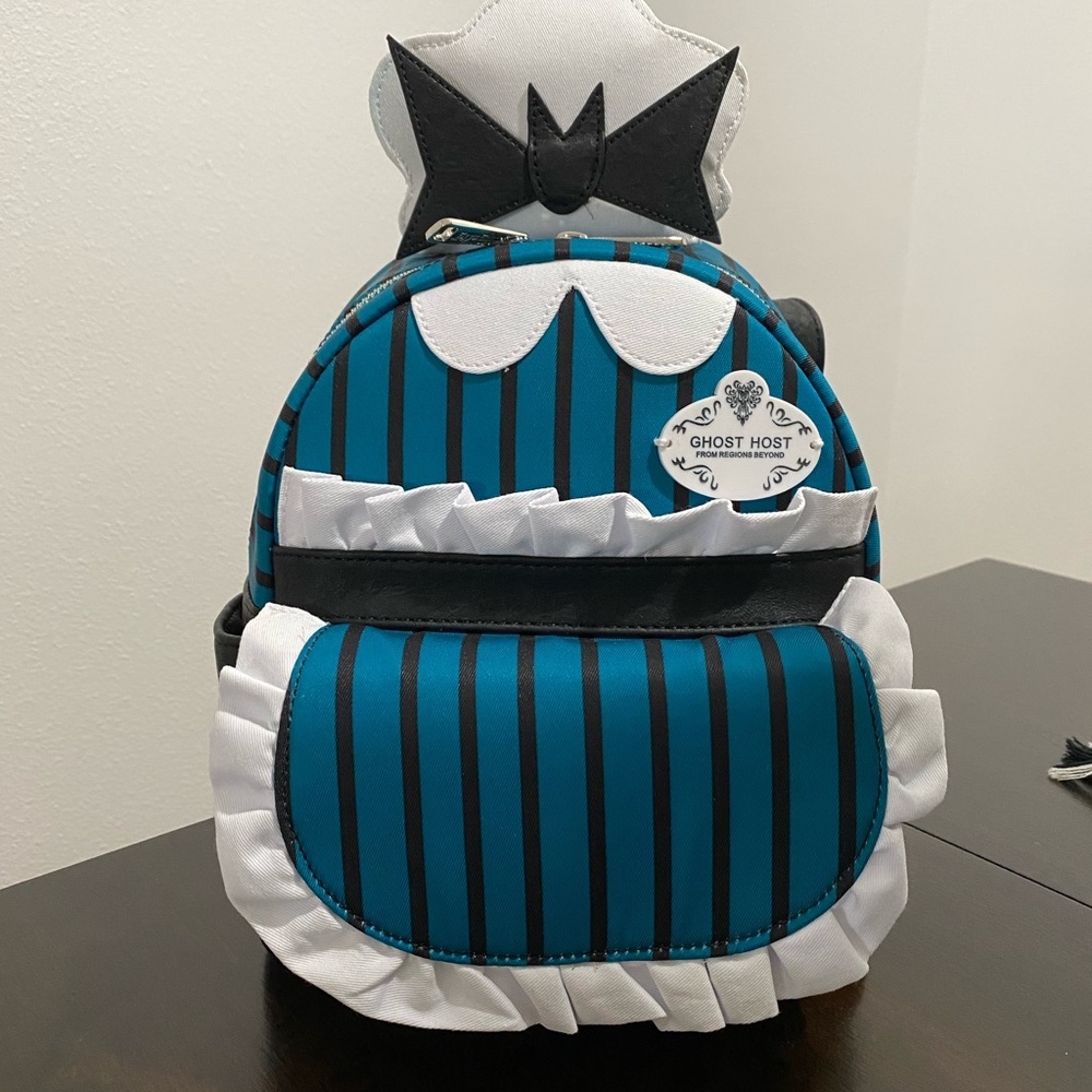Disney parks The Haunted Mansion Ghost Host Mini Backpack by Loungefly